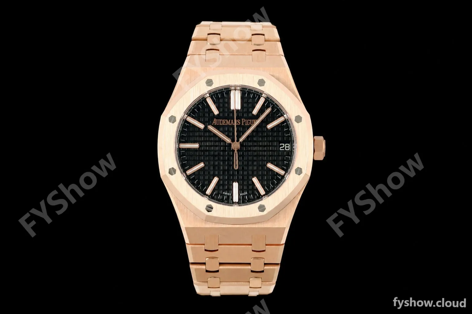Audemars Piguet - Royal Oak 15510OR 41mm RG/RG Black Dial DDF DD4302