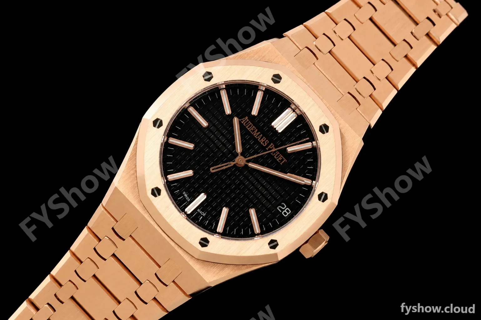 Audemars Piguet - Royal Oak 15510OR 41mm RG/RG Black Dial DDF DD4302 - Image 26