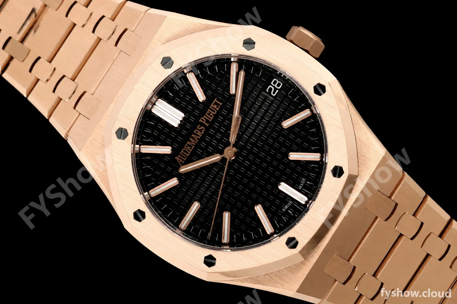 Audemars Piguet - Royal Oak 15510OR 41mm RG/RG Black Dial DDF DD4302 - Image 27