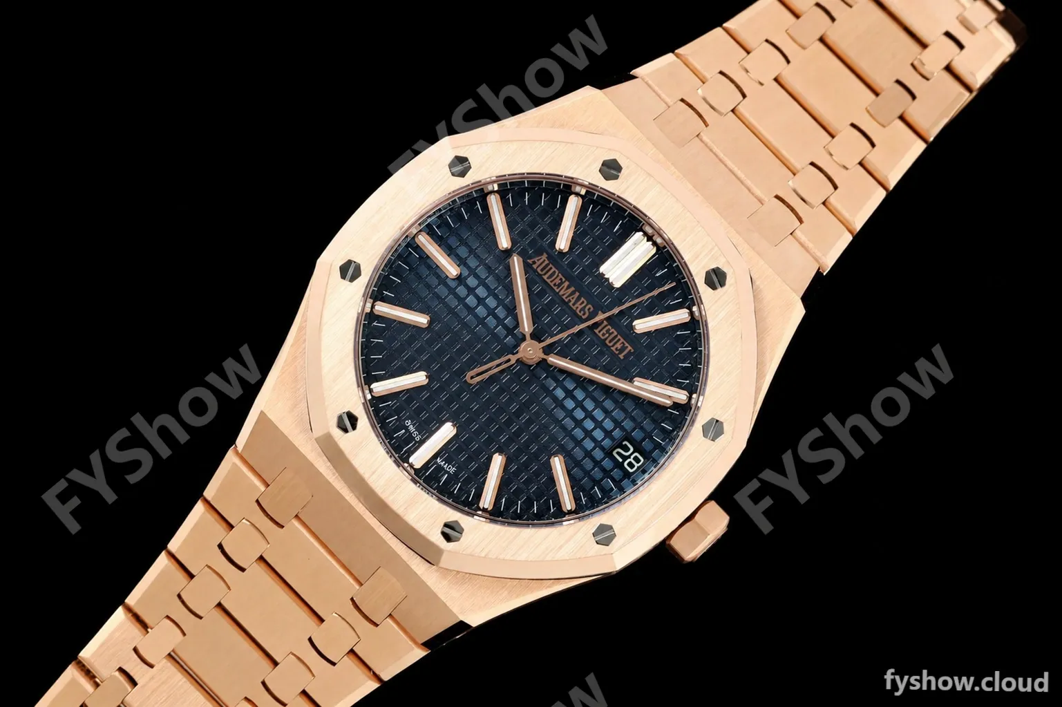 Audemars Piguet - Royal Oak 15510OR 41mm RG/RG Blue Dial DDF DD4302 - Image 26