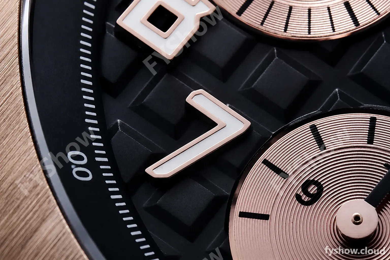 Audemars Piguet - AP ROO Chronograph RG/RG Black/Num APF A3126 Mod - Image 9