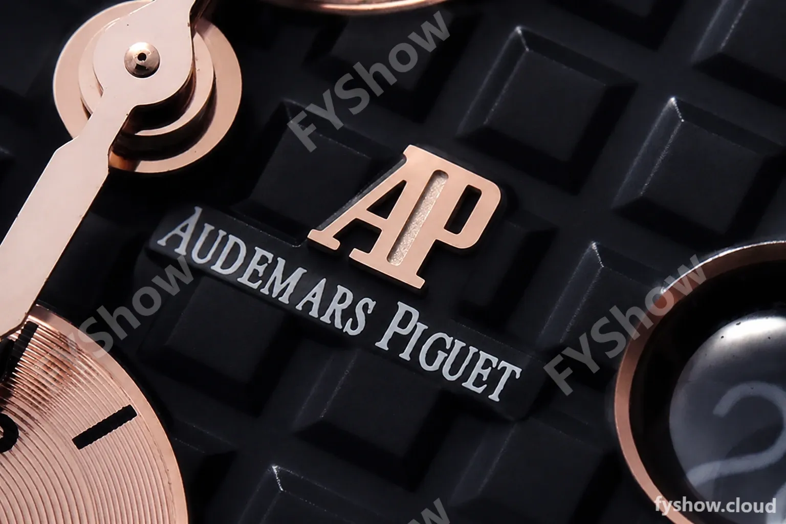 Audemars Piguet - AP ROO Chronograph RG/RG Black/Num APF A3126 Mod - Image 7
