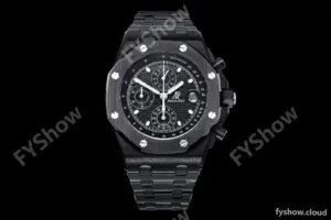 Audemars Piguet - AP ROO Chronograph CER/CER Black/Dot APF 7750 Mod
