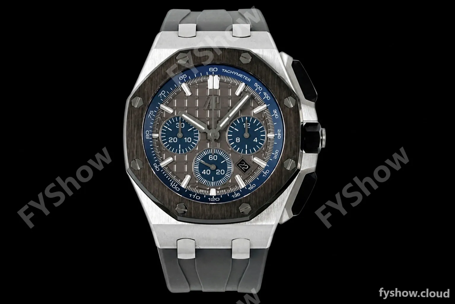 Audemars Piguet - AP ROO Chronograph 26420 SS/RU Grey/Black APF 7750 MOD