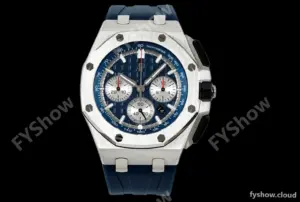 Audemars Piguet - AP ROO Chronograph 26420 SS/RU Blue/Silver APF 7750 MOD