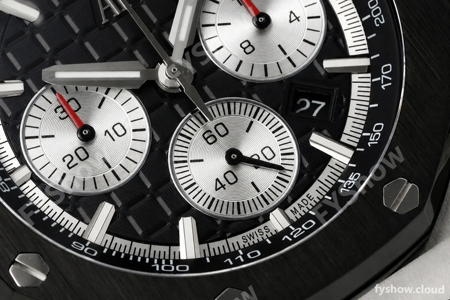 Audemars Piguet - AP ROO Chronograph 26420 SS/RU Black/Black APF 7750 MOD - Image 2