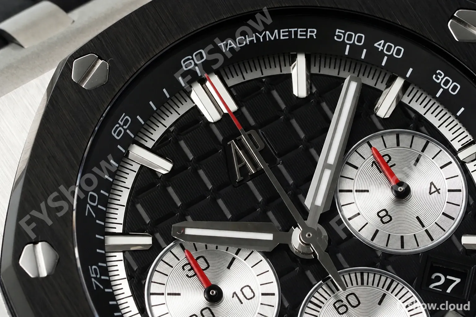 Audemars Piguet - AP ROO Chronograph 26420 SS/RU Black/Black APF 7750 MOD - Image 6