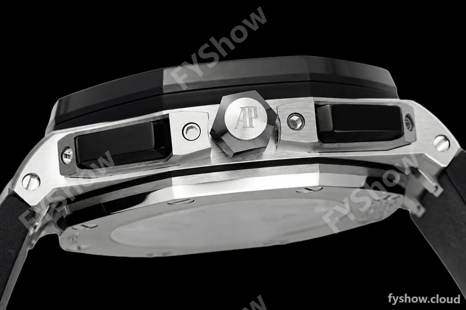 Audemars Piguet - AP ROO Chronograph 26420 SS/RU Black/Black APF 7750 MOD - Image 9