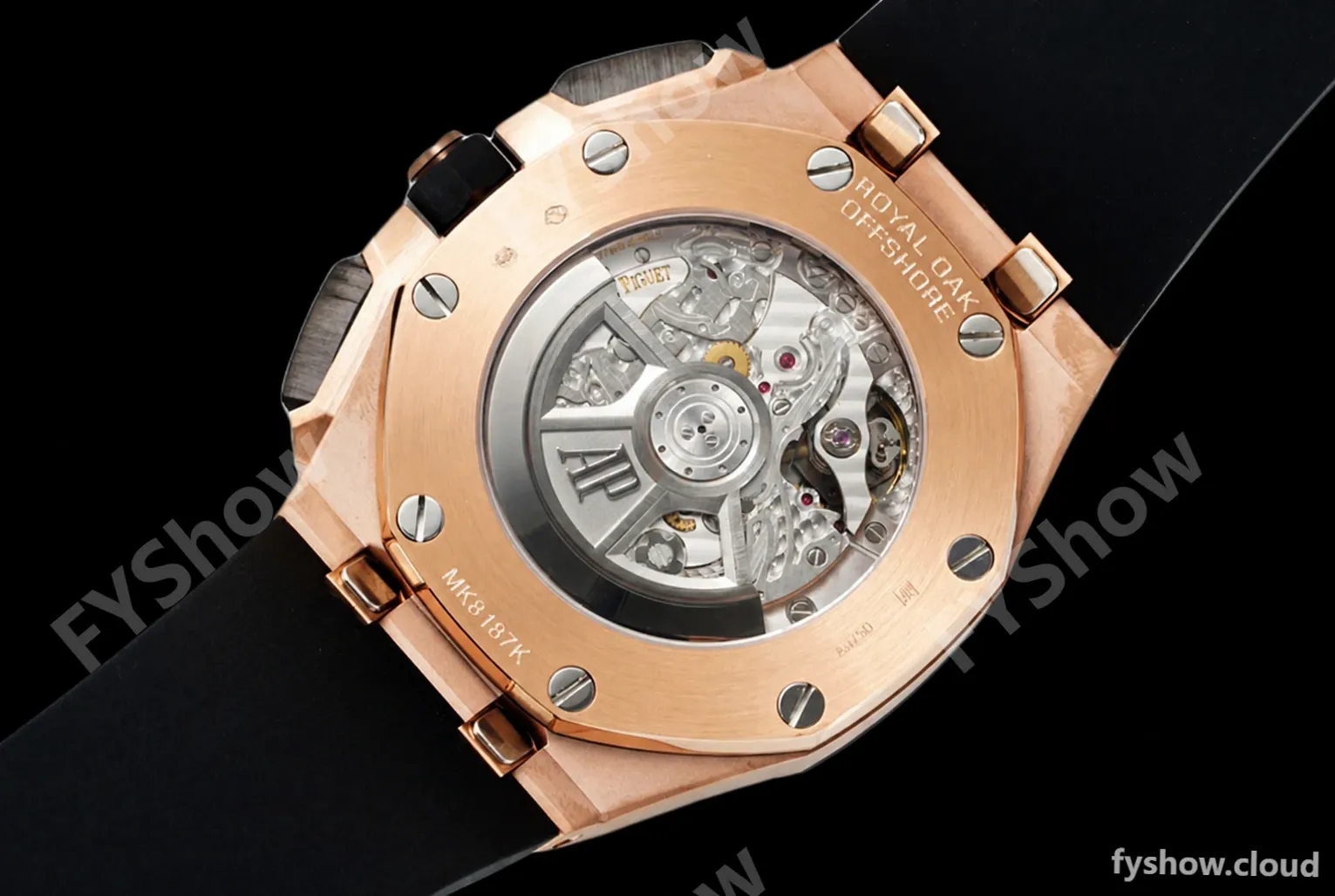Audemars Piguet - AP ROO Chronograph 26420 RG/RU Black/Black APF 7750 MOD - Image 9
