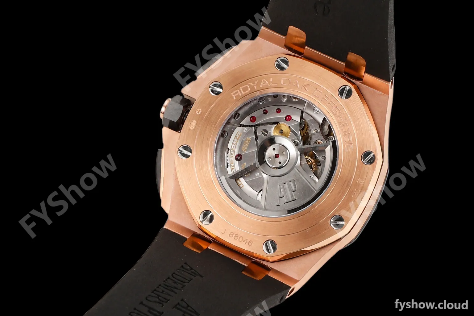 Audemars Piguet - AP ROO Chronograph 44mm RG/CER/RU Blk/Wht JJF A3126 Mod - Image 4