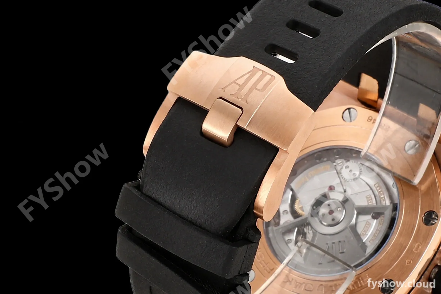 Audemars Piguet - AP ROO Chronograph 44mm RG/CER/RU Blk/Wht JJF A3126 Mod - Image 7