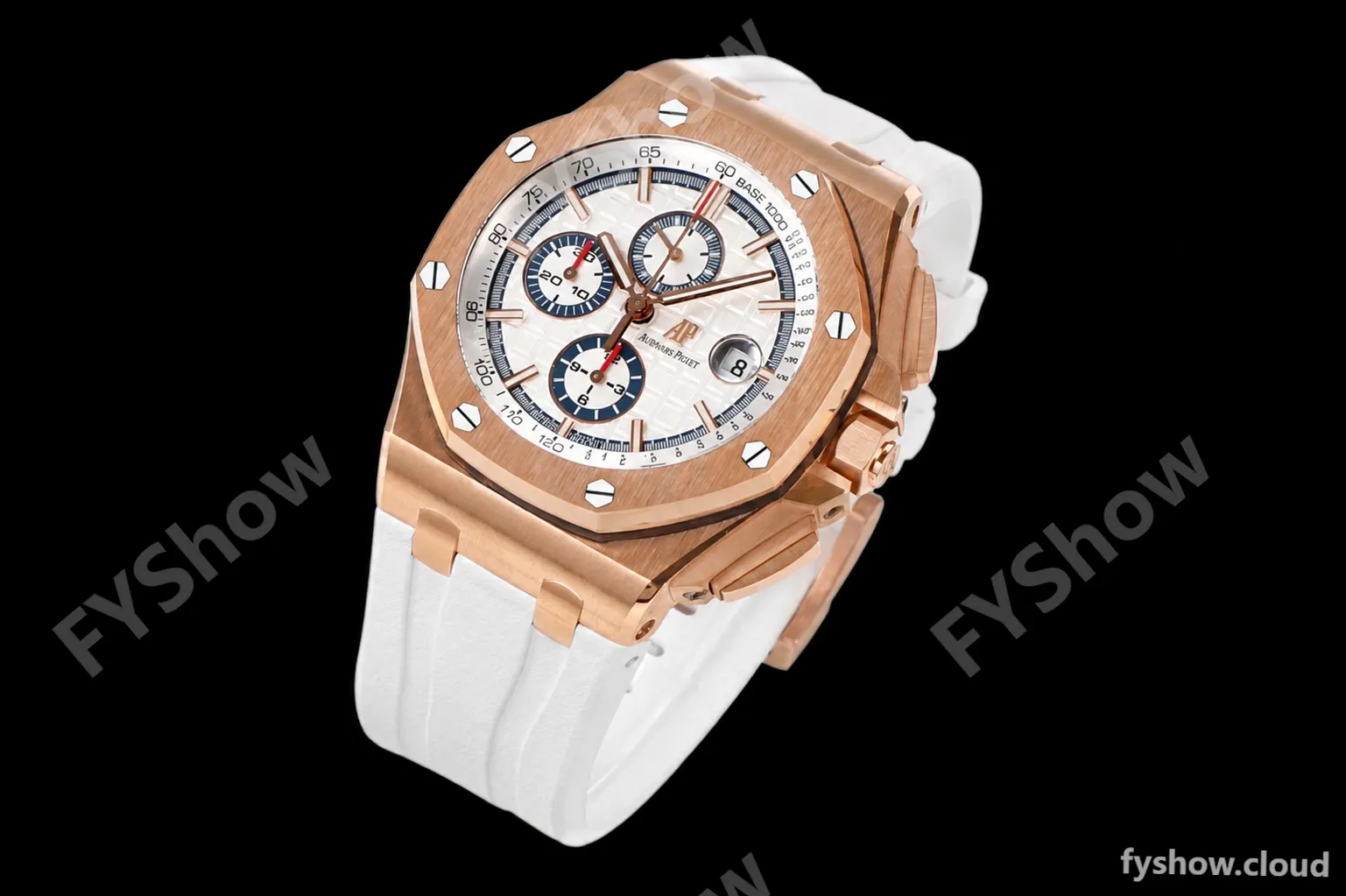 Audemars Piguet - AP ROO Chronograph 44mm RG/RU White JJF A3126 Mod - Image 5