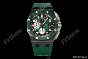 Audemars Piguet - AP ROO Chronograph 44mm CER/CER/RU Green JJF A3126 Mod