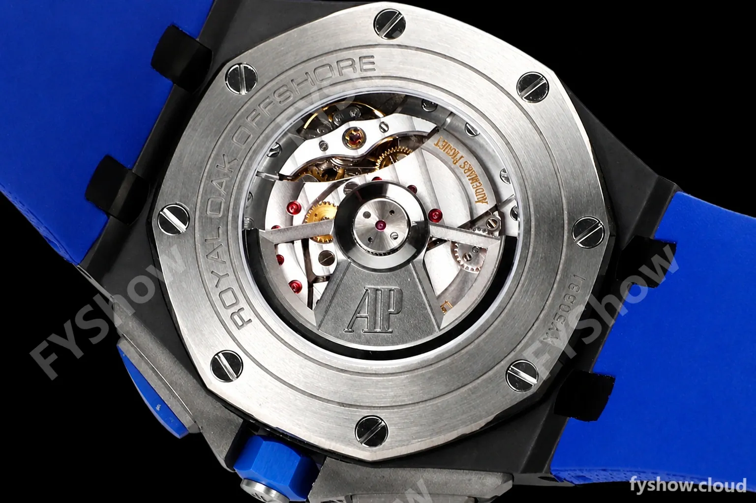 Audemars Piguet - AP ROO Chronograph 44mm CER/CER/RU Blue JJF A3126 Mod - Image 4