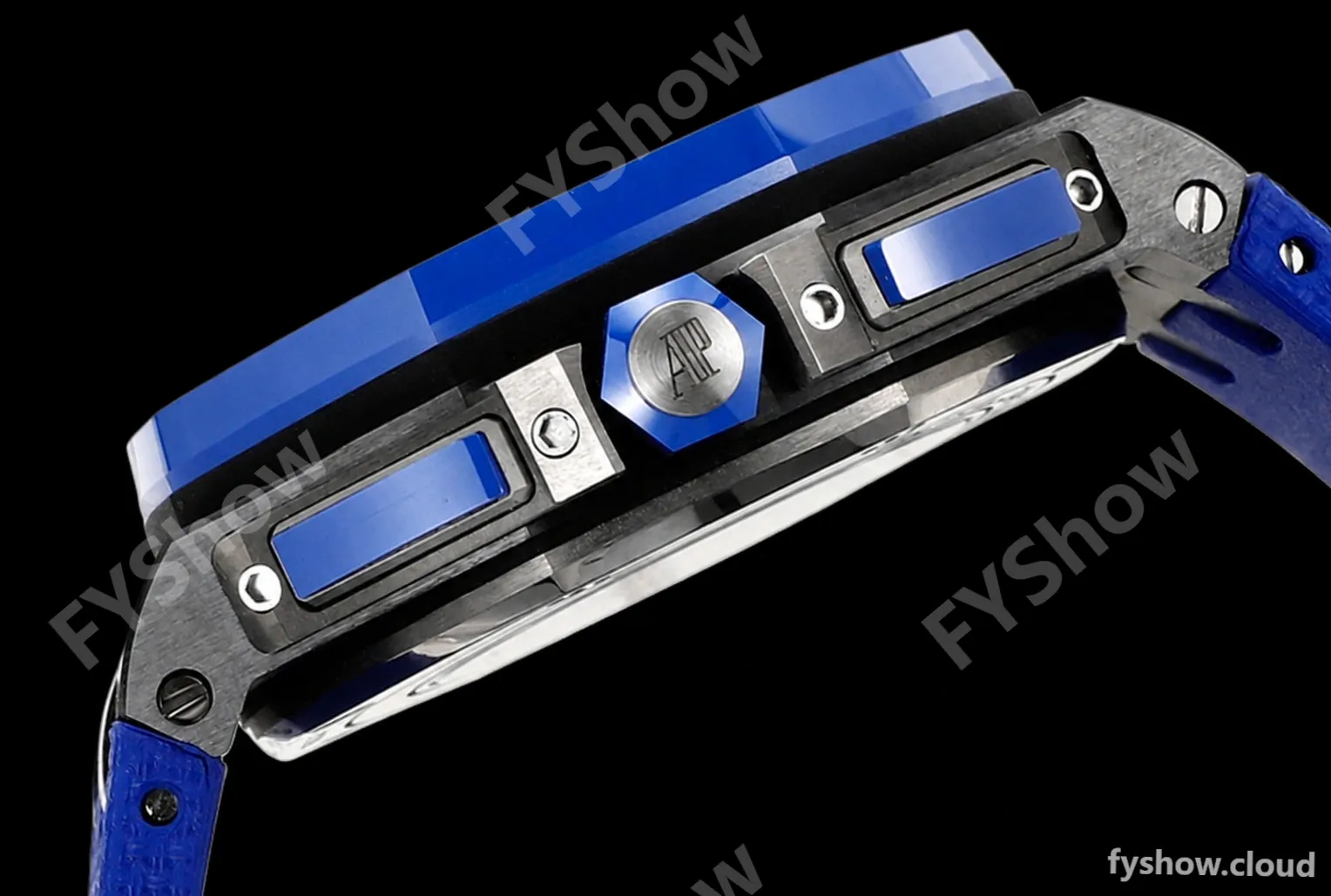 Audemars Piguet - AP ROO Chronograph 44mm CER/CER/RU Blue JJF A3126 Mod - Image 5