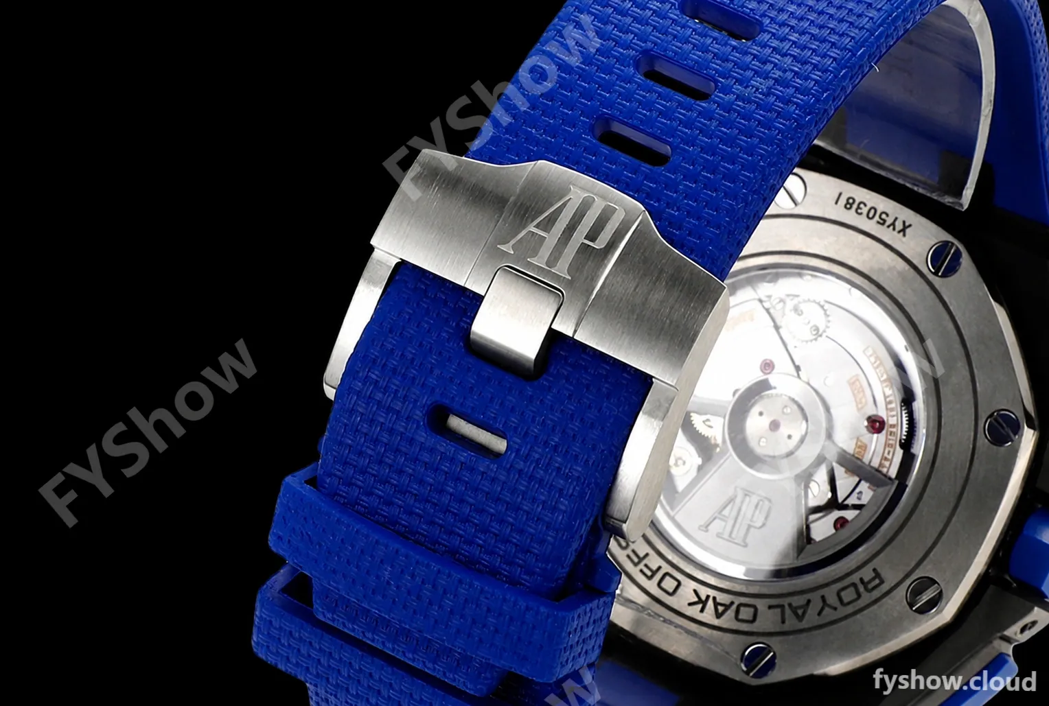 Audemars Piguet - AP ROO Chronograph 44mm CER/CER/RU Blue JJF A3126 Mod - Image 8