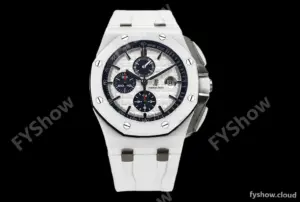 Audemars Piguet - AP ROO Chronograph 44mm CER/CER/RU White JJF A3126 Mod