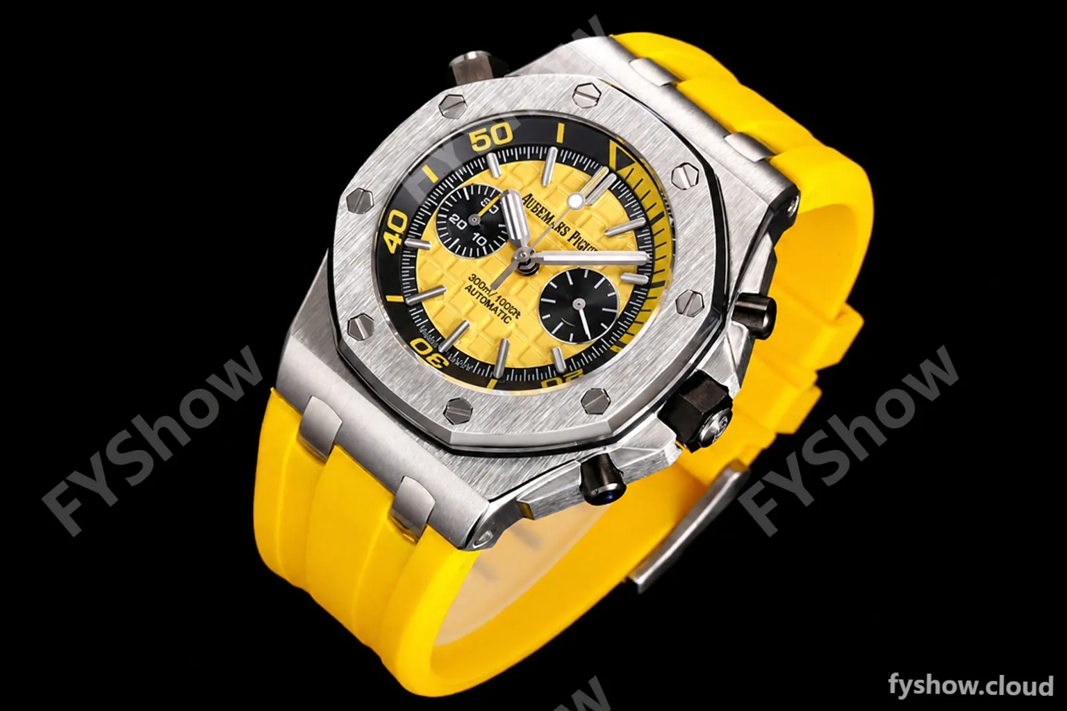 Audemars Piguet - AP ROO Diver Chrono 42mm SS/RU Yellow JJF A3124 Mod - Image 3