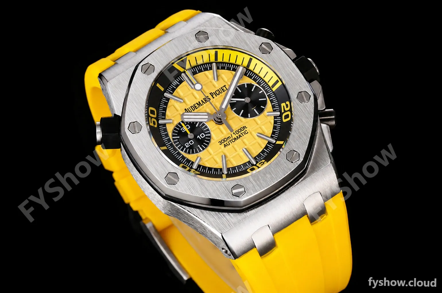 Audemars Piguet - AP ROO Diver Chrono 42mm SS/RU Yellow JJF A3124 Mod - Image 6