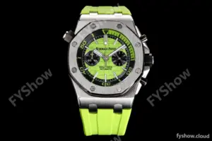Audemars Piguet - AP ROO Diver Chrono 42mm SS/RU Green JJF A3124 Mod