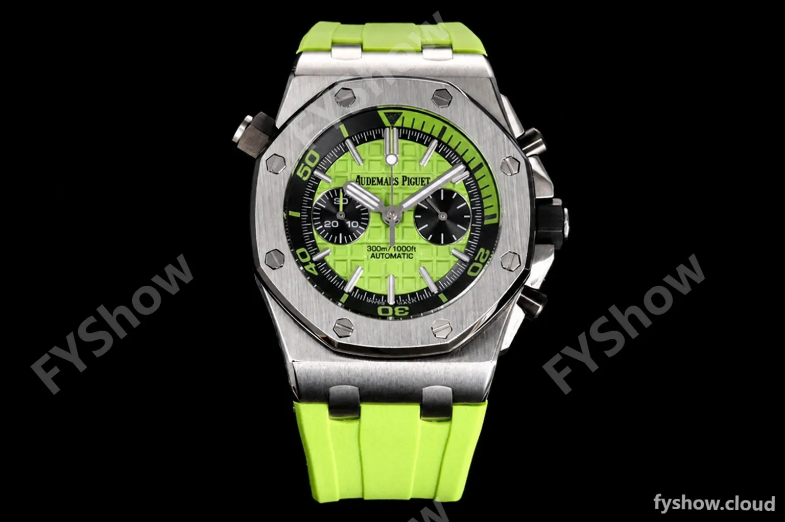Audemars Piguet - AP ROO Diver Chrono 42mm SS/RU Green JJF A3124 Mod