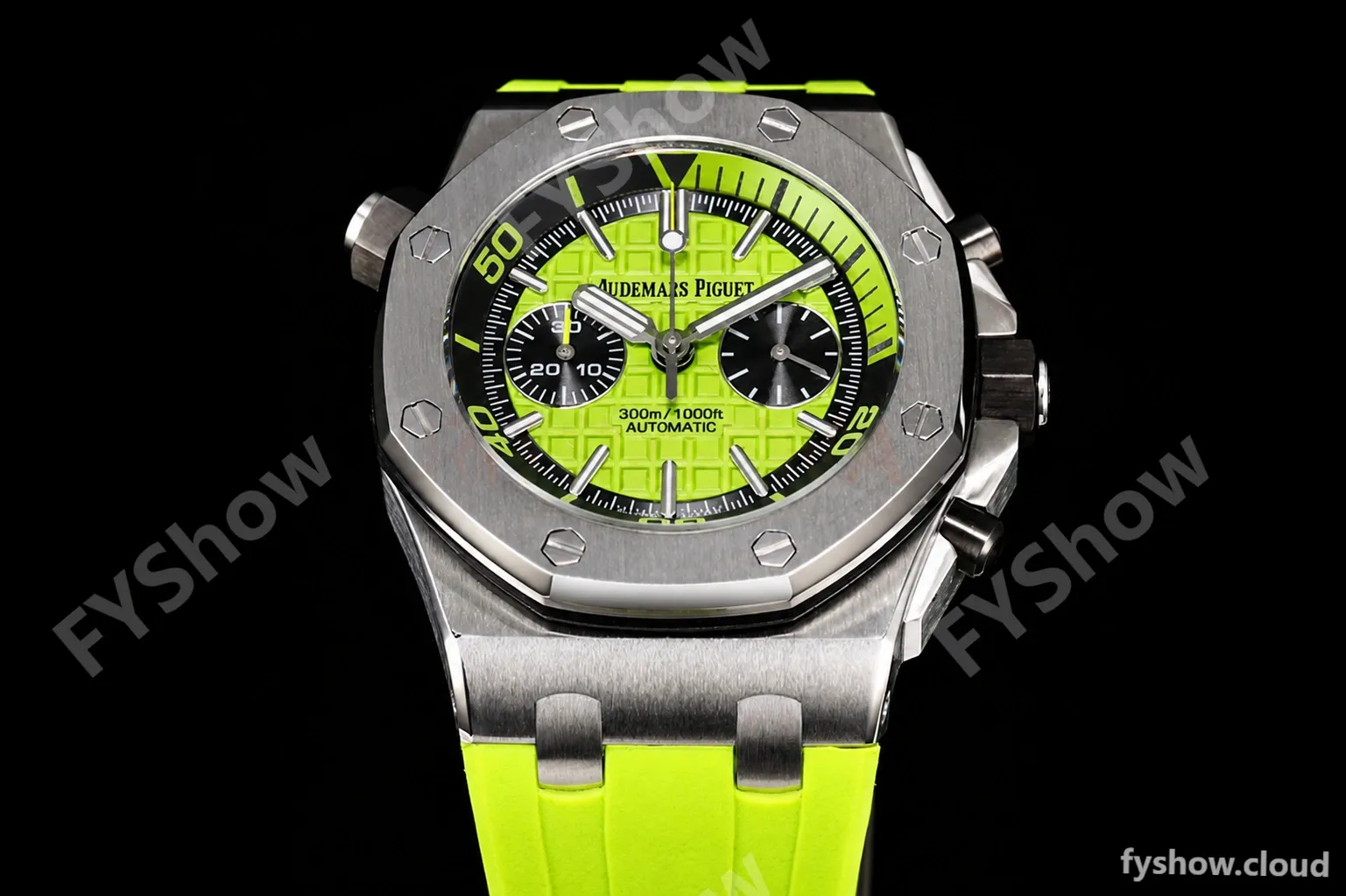 Audemars Piguet - AP ROO Diver Chrono 42mm SS/RU Green JJF A3124 Mod - Image 2