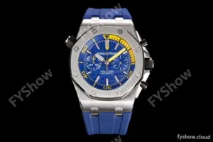 Audemars Piguet - AP ROO Diver Chrono 42mm SS/RU Blue JJF A3124 Mod