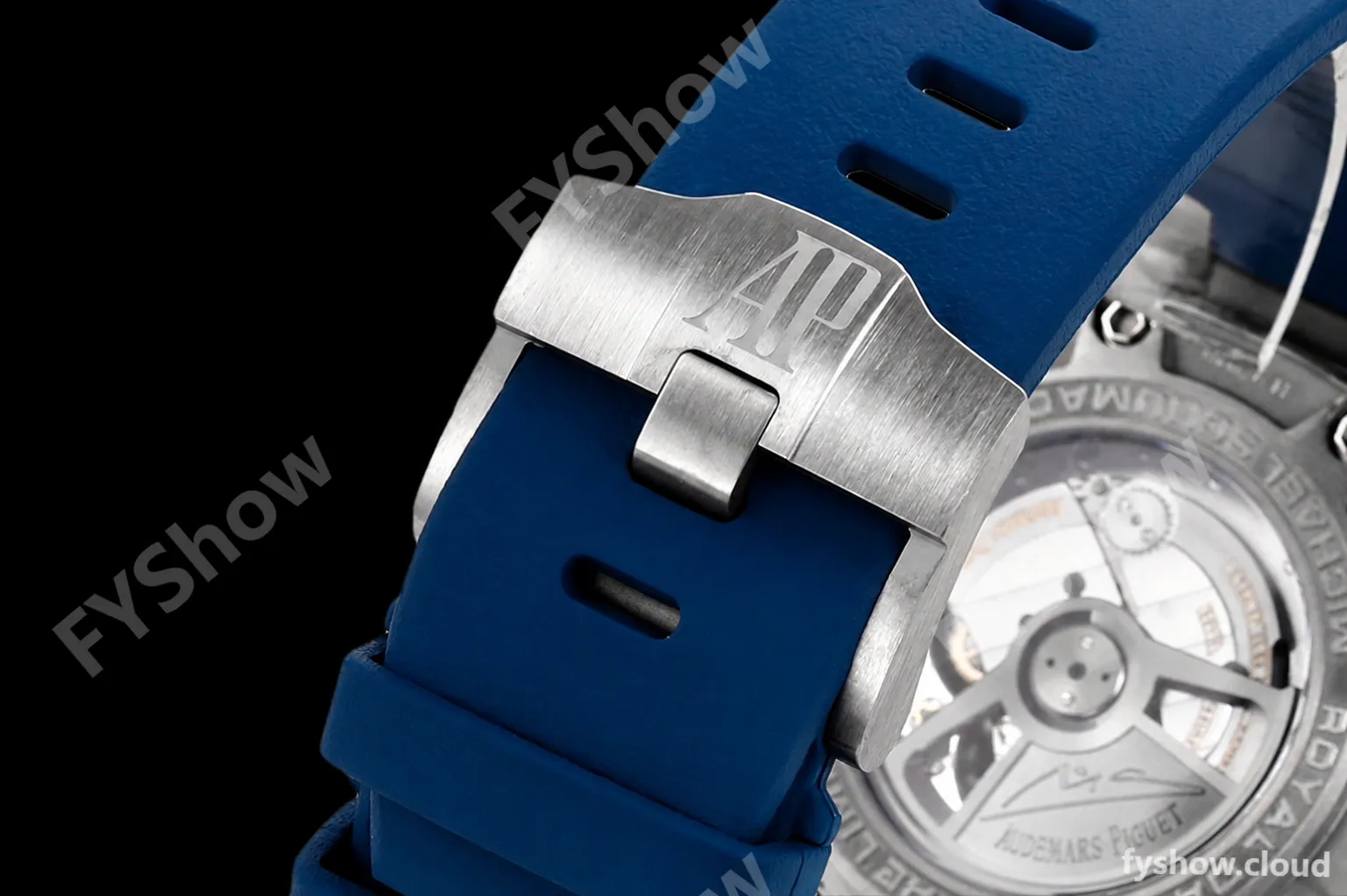 Audemars Piguet - AP ROO Chronograph 44mm SS/CER/RU Grey/Blue JJF A3126 Mod - Image 6