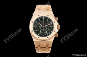 Audemars Piguet - Royal Oak 26240OR Gain Weight 41mm RG/RG Green SWF Dial DDF DD4401