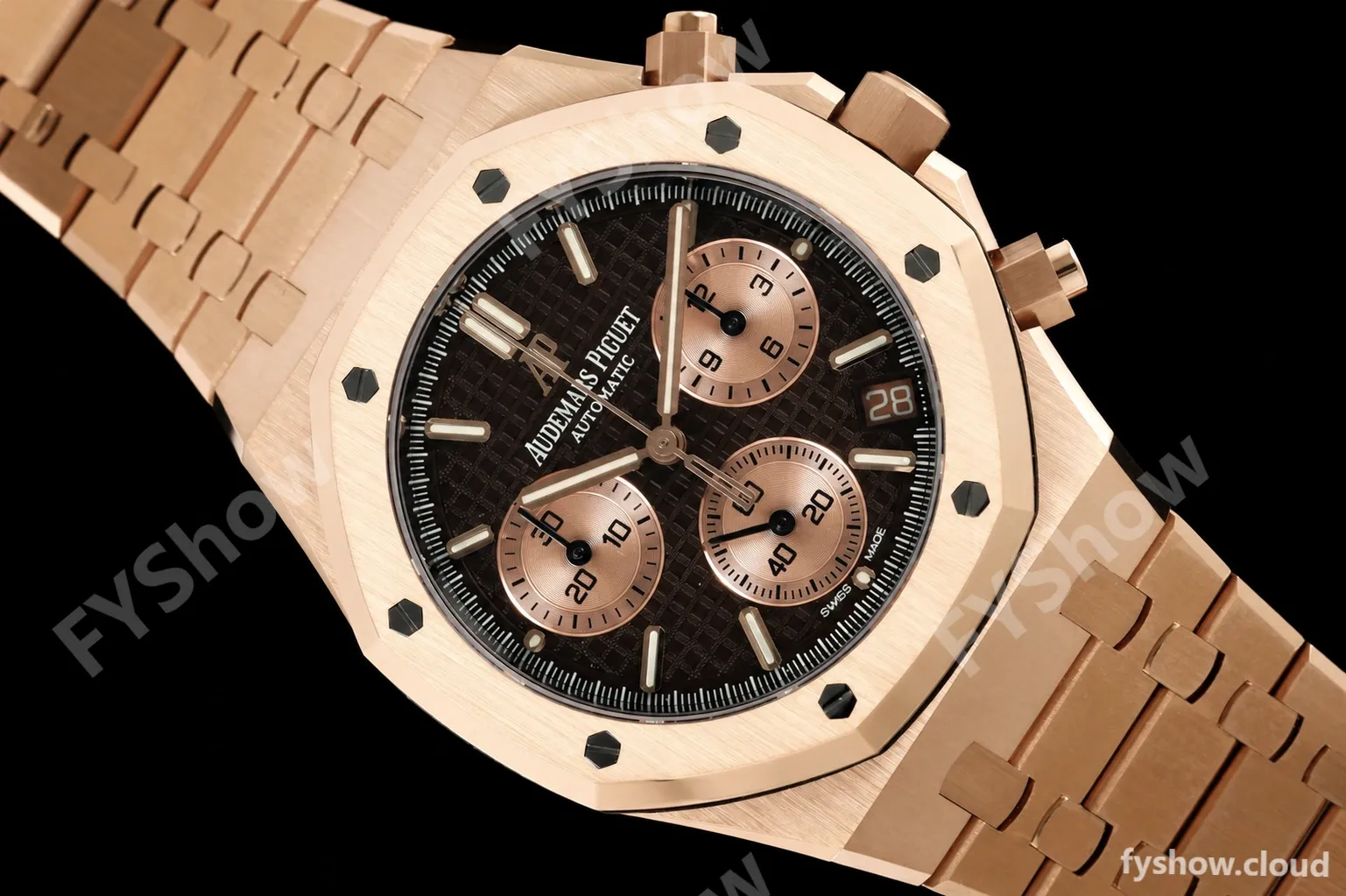 Audemars Piguet - Royal Oak 26331OR Gain Weight 41mm RG/RG Brown SWF Dial DDF DD4401 - Image 27