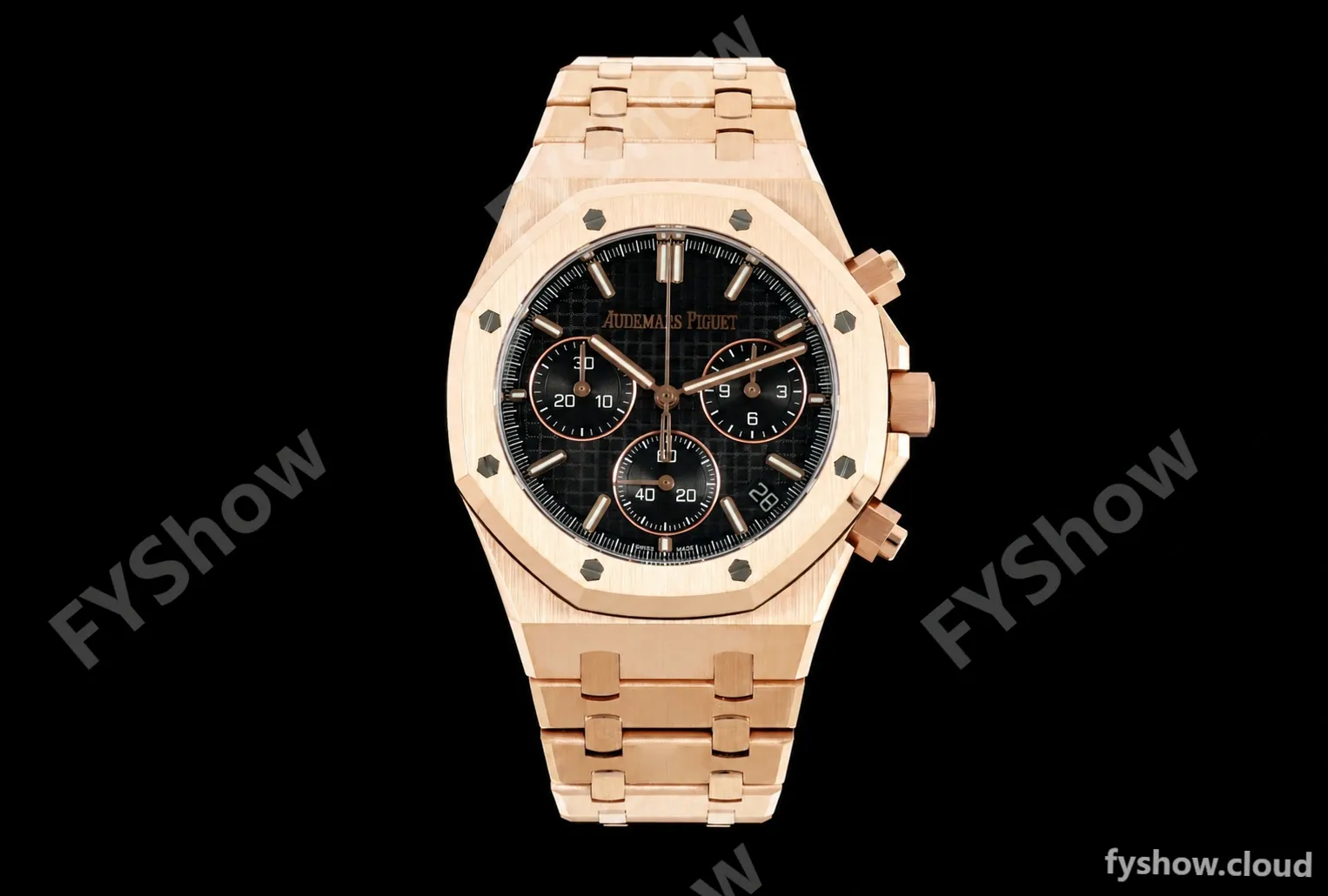 Audemars Piguet - Royal Oak 26240OR Gain Weight 41mm RG/RG Black SWF Dial DDF DD4401