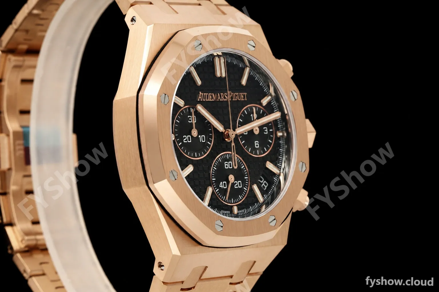 Audemars Piguet - Royal Oak 26240OR Gain Weight 41mm RG/RG Black SWF Dial DDF DD4401 - Image 2