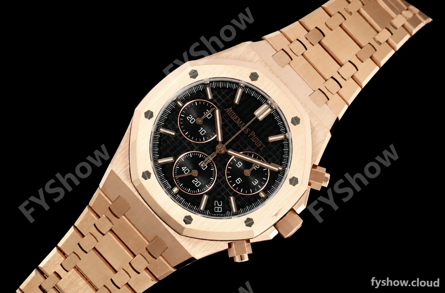 Audemars Piguet - Royal Oak 26240OR Gain Weight 41mm RG/RG Black SWF Dial DDF DD4401 - Image 26