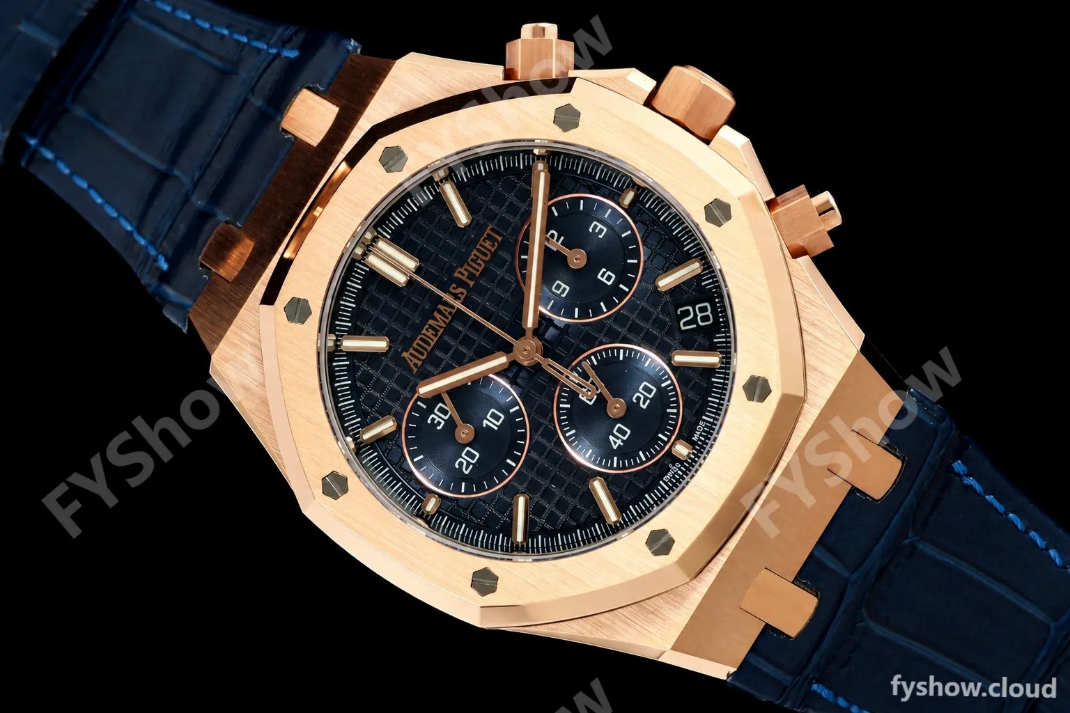 Audemars Piguet - Royal Oak 26240OR Gain Weight 41mm RG/LE Blue SWF Dial DDF DD4401 - Image 10