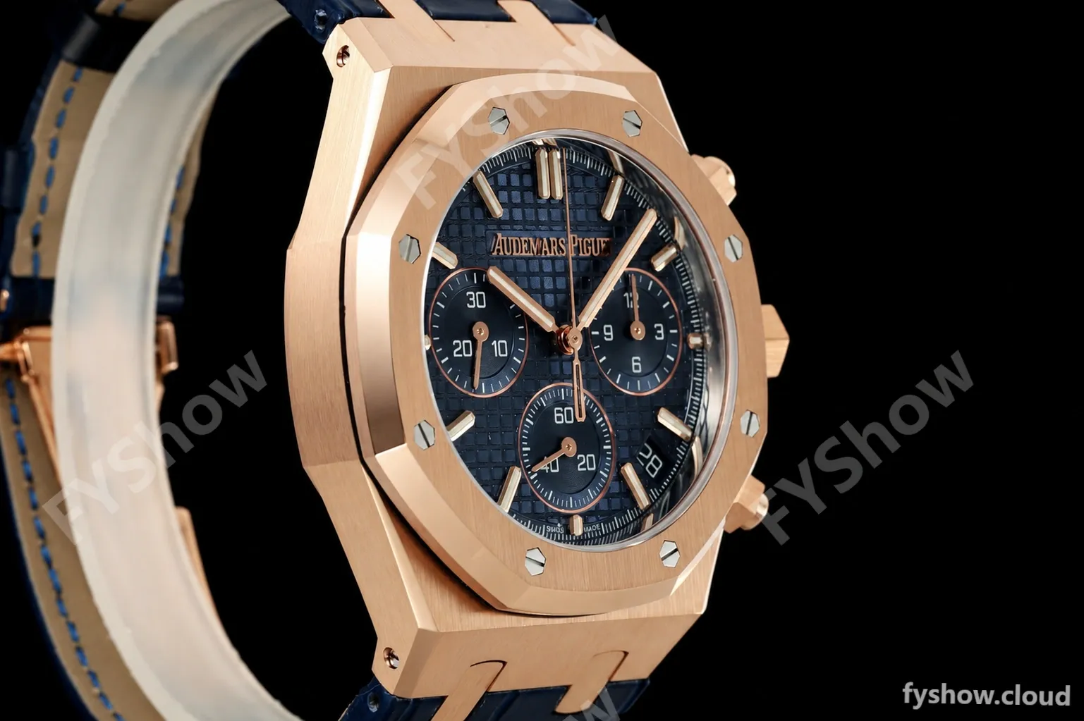 Audemars Piguet - Royal Oak 26240OR Gain Weight 41mm RG/LE Blue SWF Dial DDF DD4401 - Image 2