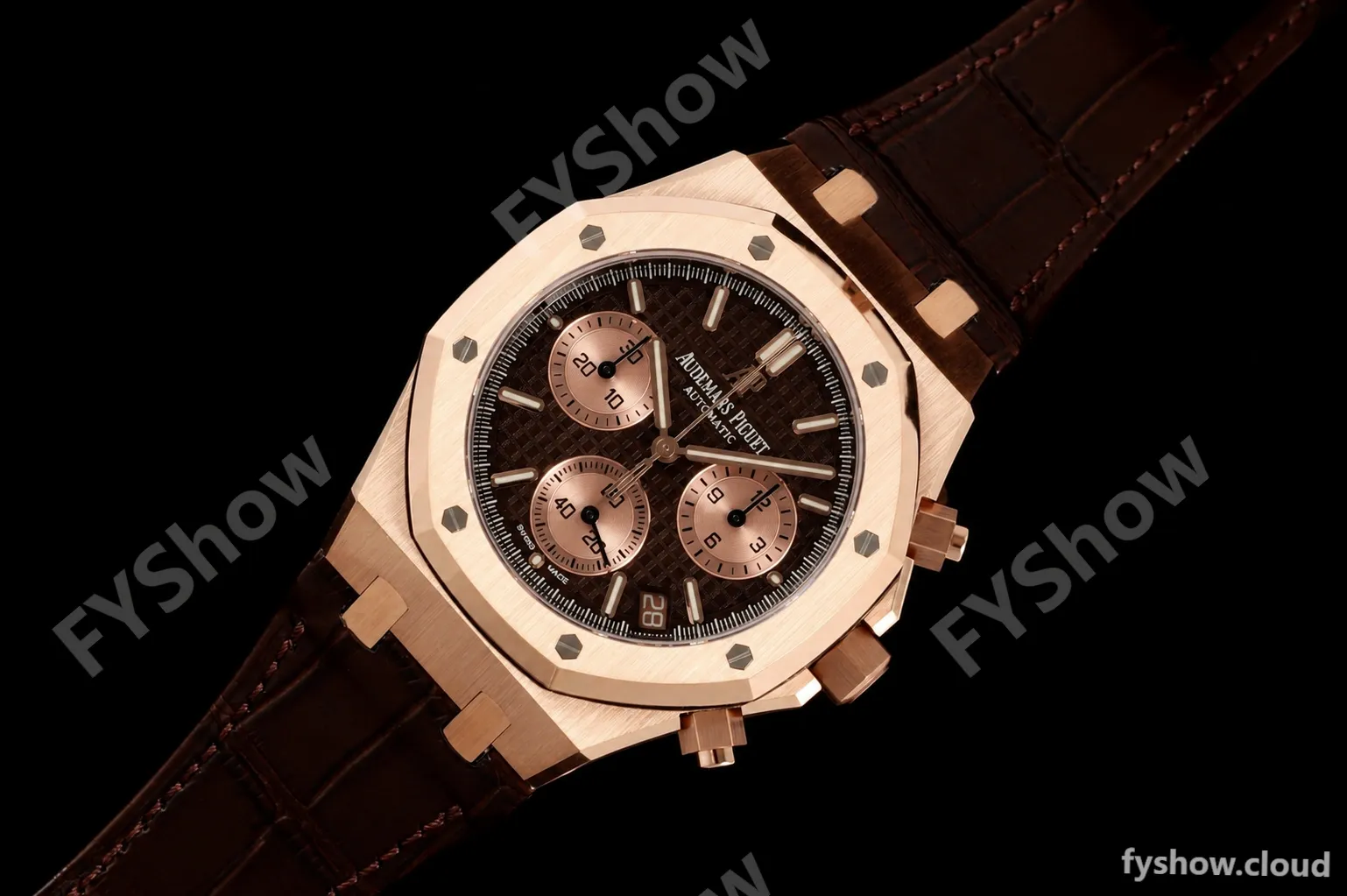 Audemars Piguet - Royal Oak 26331OR Gain Weight 41mm RG/LE Brown SWF Dial DDF DD4401 - Image 11