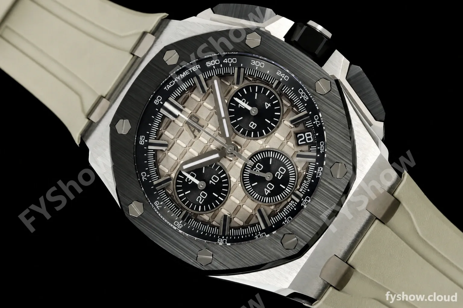 Audemars Piguet - Royal Oak Offshore 26420SO 43mm SS/CER/RU Brn/Blk DDF DD4401 - Image 12