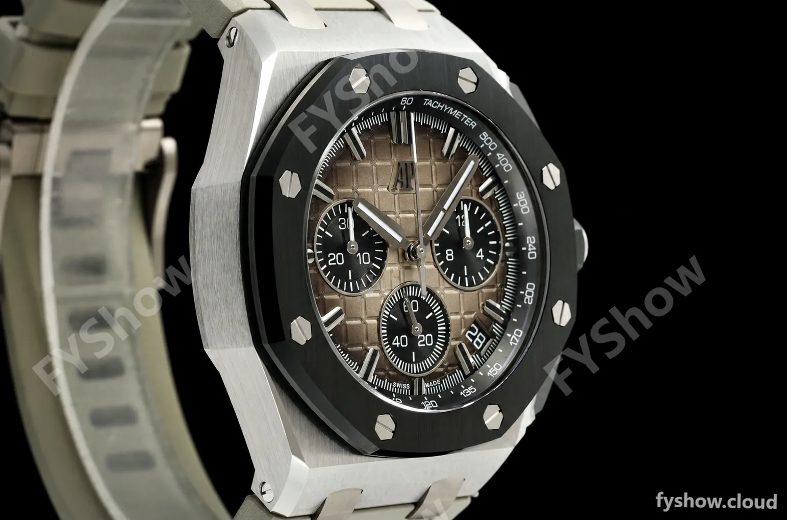 Audemars Piguet - Royal Oak Offshore 26420SO 43mm SS/CER/RU Brn/Blk DDF DD4401 - Image 15