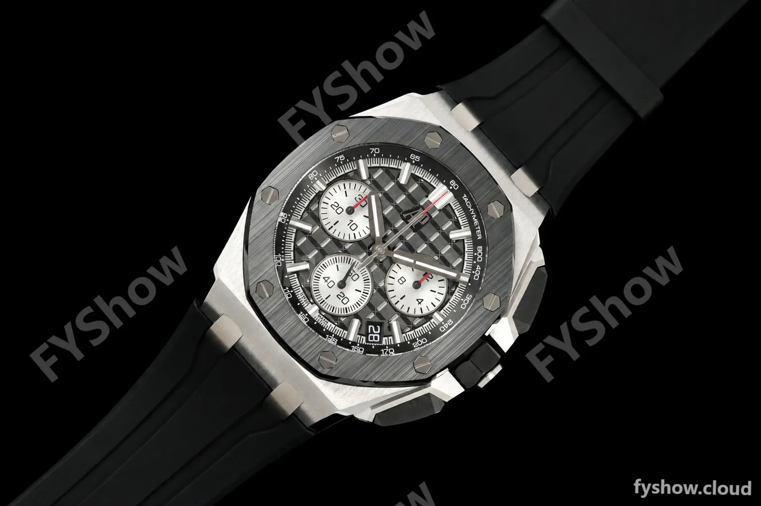 Audemars Piguet - Royal Oak Offshore 26420SO 43mm SS/CER/RU Blk/Silv DDF DD4401 - Image 10