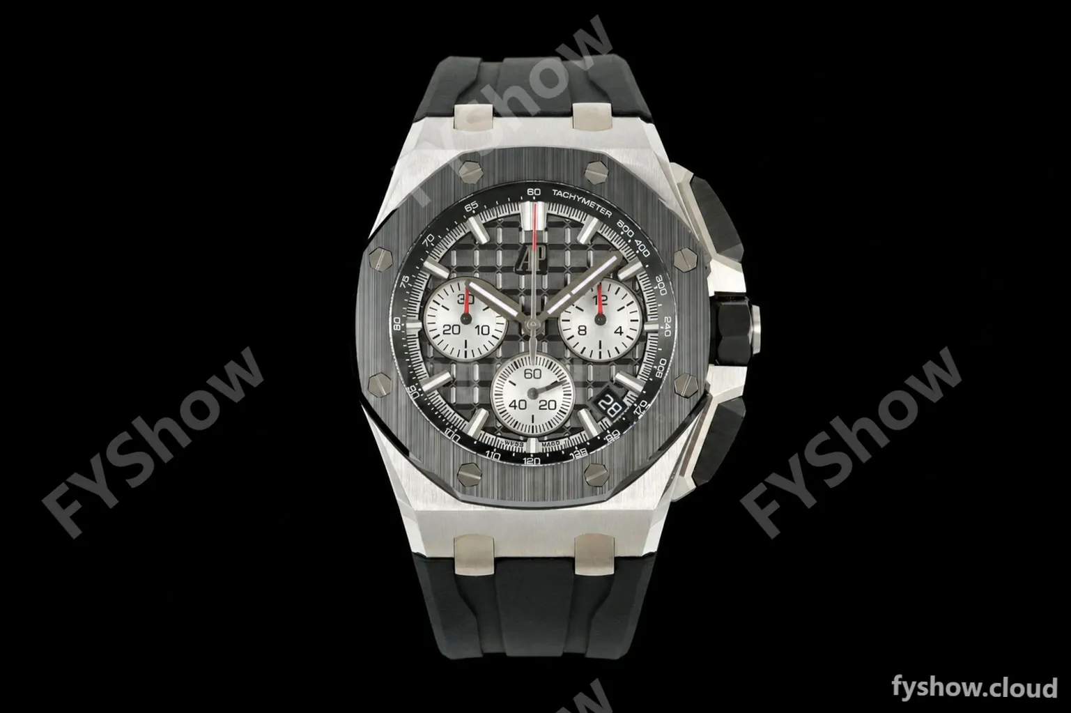 Audemars Piguet - Royal Oak Offshore 26420SO 43mm SS/CER/RU Blk/Silv DDF DD4401 - Image 15