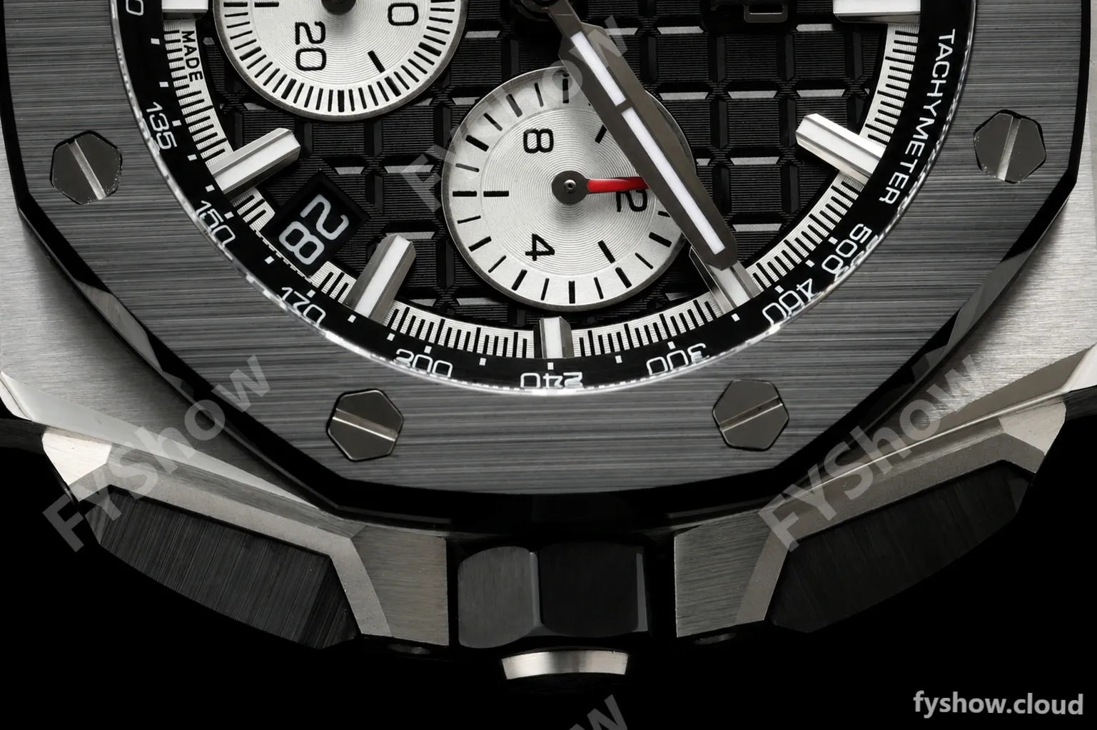 Audemars Piguet - Royal Oak Offshore 26420SO 43mm SS/CER/RU Blk/Silv DDF DD4401 - Image 9