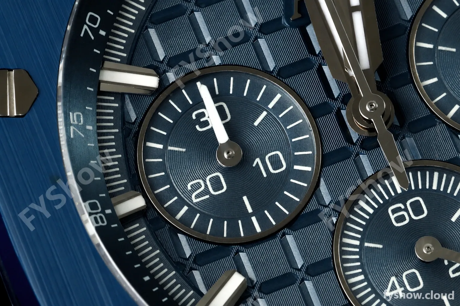 Audemars Piguet - Royal Oak Offshore 26420SO 43mm SS/CER/RU Blu/Silv DDF DD4401 - Image 12