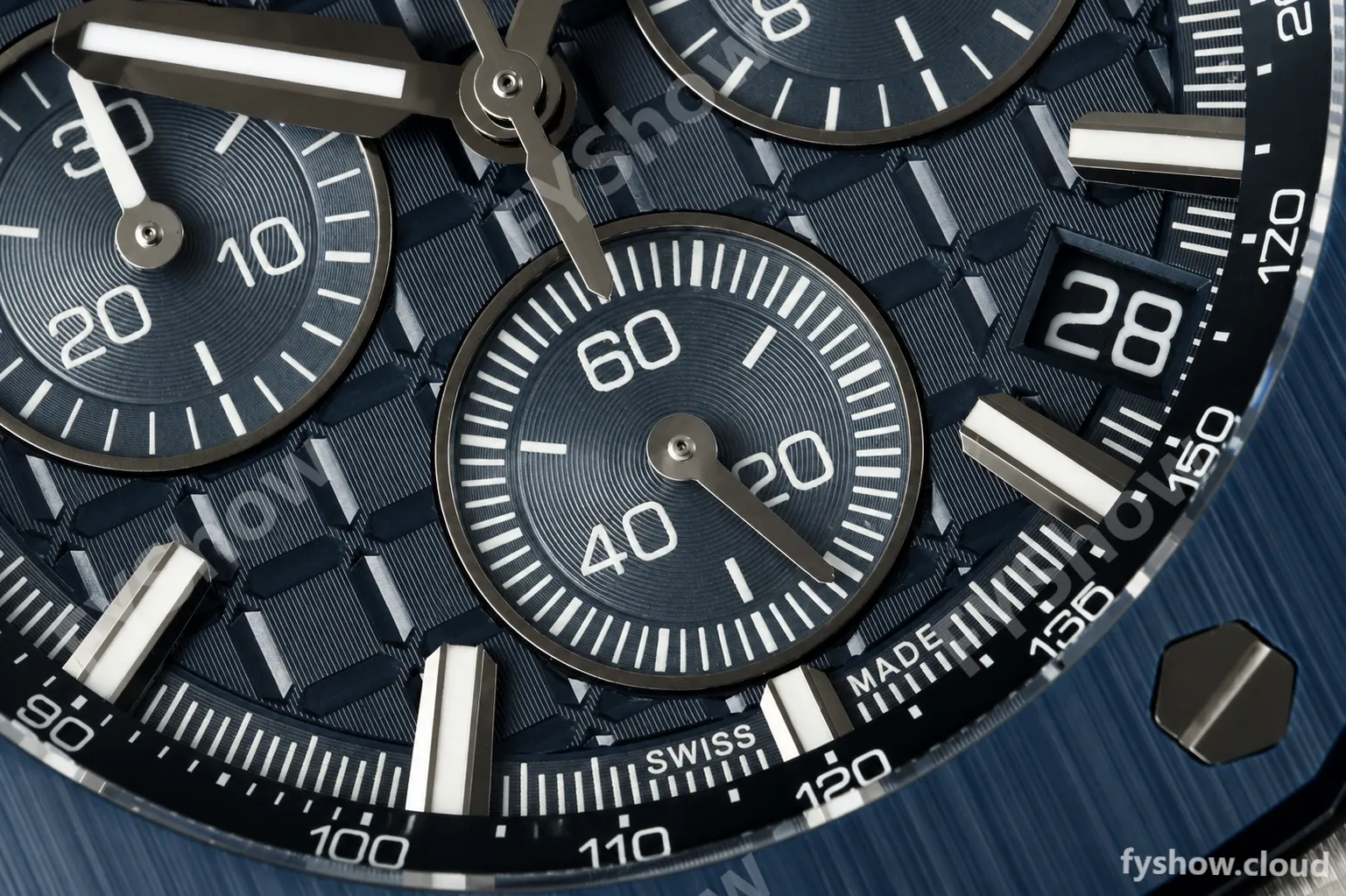 Audemars Piguet - Royal Oak Offshore 26420SO 43mm SS/CER/RU Blu/Silv DDF DD4401 - Image 14