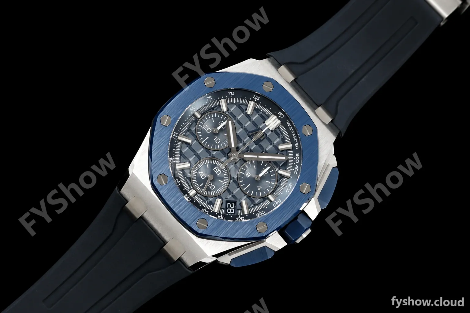 Audemars Piguet - Royal Oak Offshore 26420SO 43mm SS/CER/RU Blu/Silv DDF DD4401 - Image 15