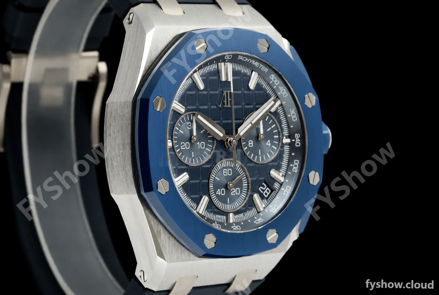 Audemars Piguet - Royal Oak Offshore 26420SO 43mm SS/CER/RU Blu/Silv DDF DD4401 - Image 19