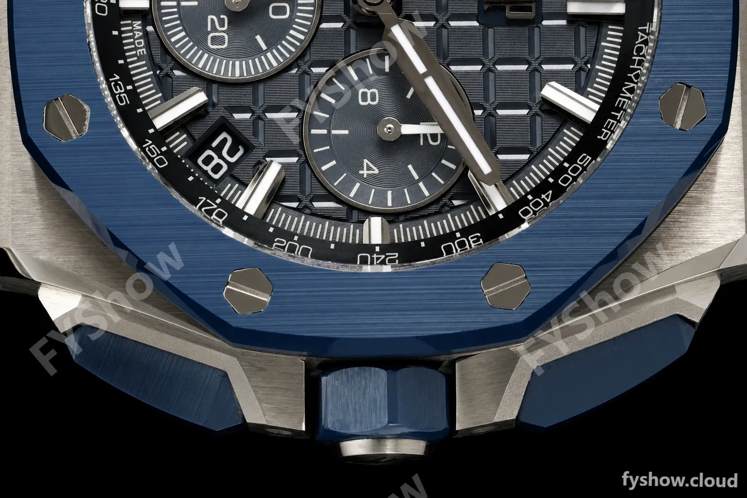 Audemars Piguet - Royal Oak Offshore 26420SO 43mm SS/CER/CS Blue Dial DDF DD4401 - Image 4