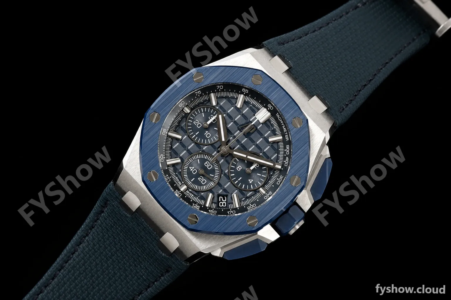 Audemars Piguet - Royal Oak Offshore 26420SO 43mm SS/CER/CS Blue Dial DDF DD4401 - Image 5