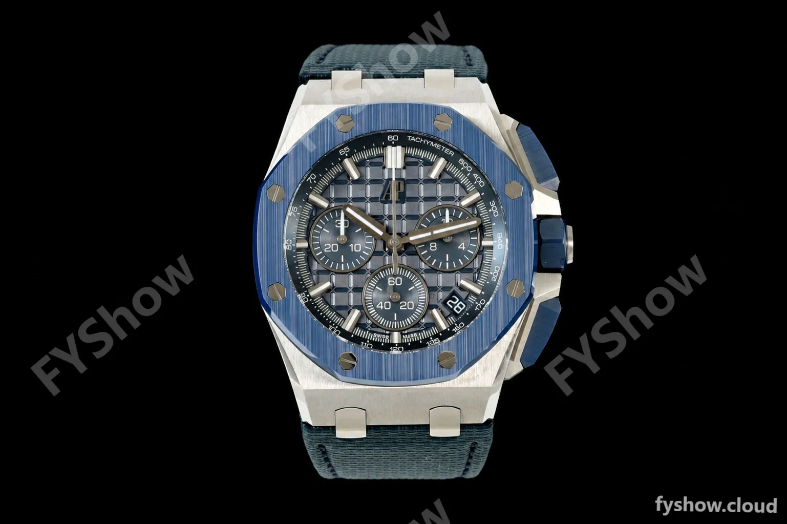 Audemars Piguet - Royal Oak Offshore 26420SO 43mm SS/CER/CS Blue Dial DDF DD4401 - Image 7