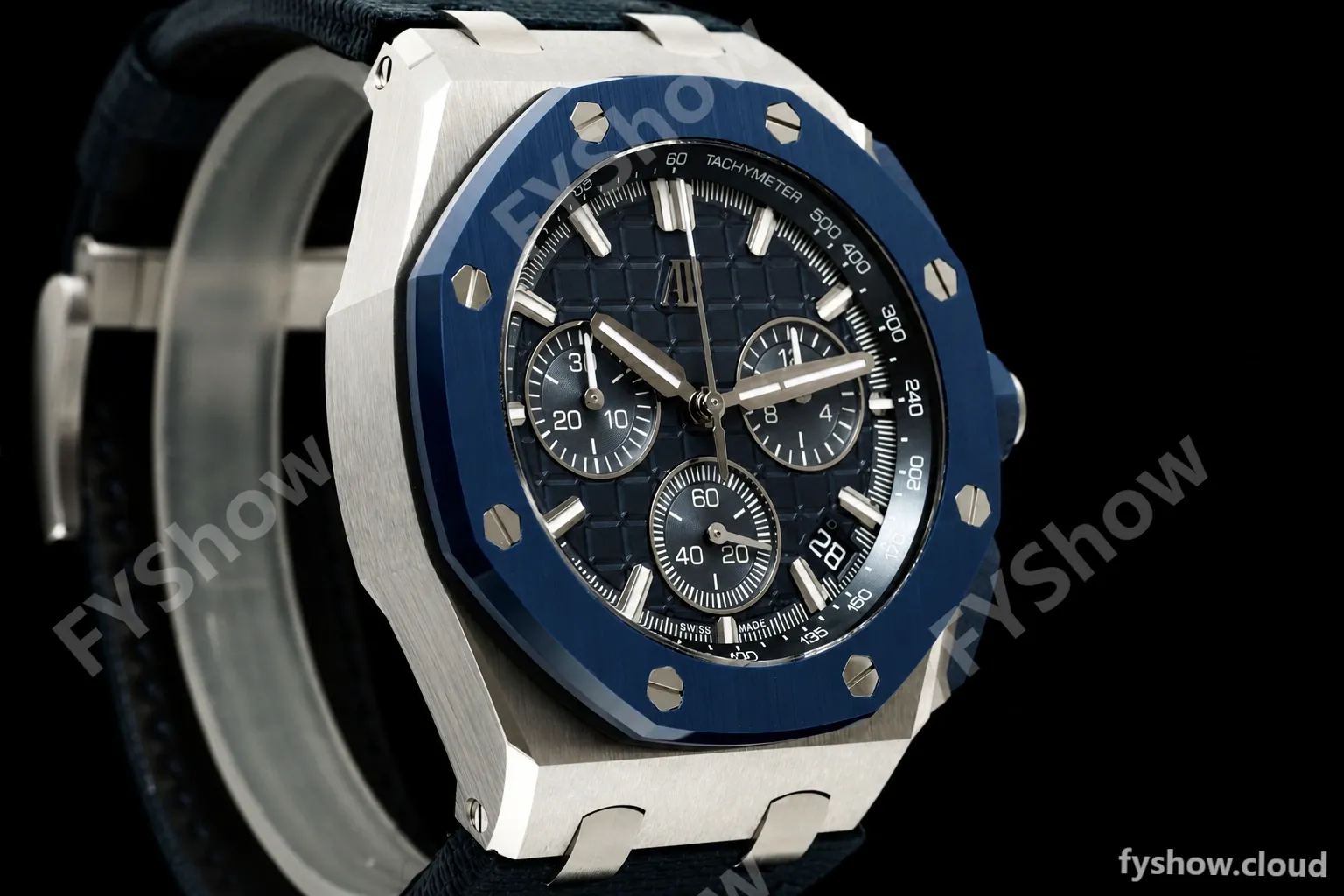 Audemars Piguet - Royal Oak Offshore 26420SO 43mm SS/CER/CS Blue Dial DDF DD4401 - Image 8