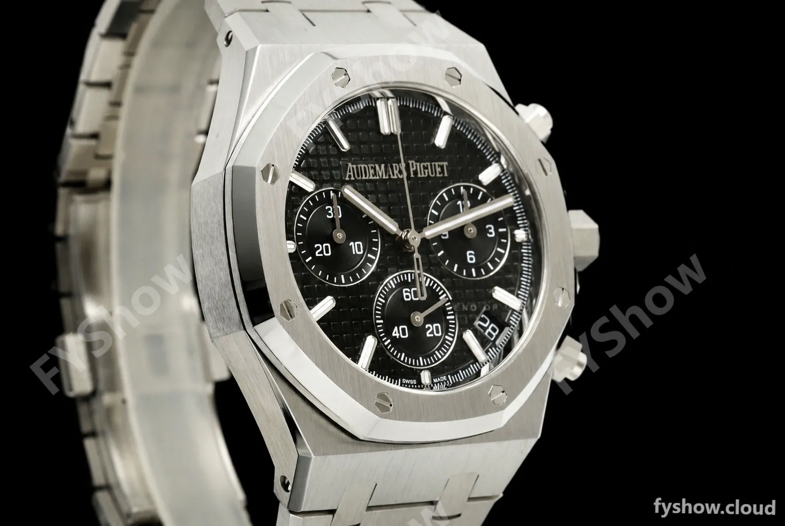 Audemars Piguet - Royal Oak 26240ST 41mm SS/SS Black Dial ZF DD4401 Free Sprung - Image 8